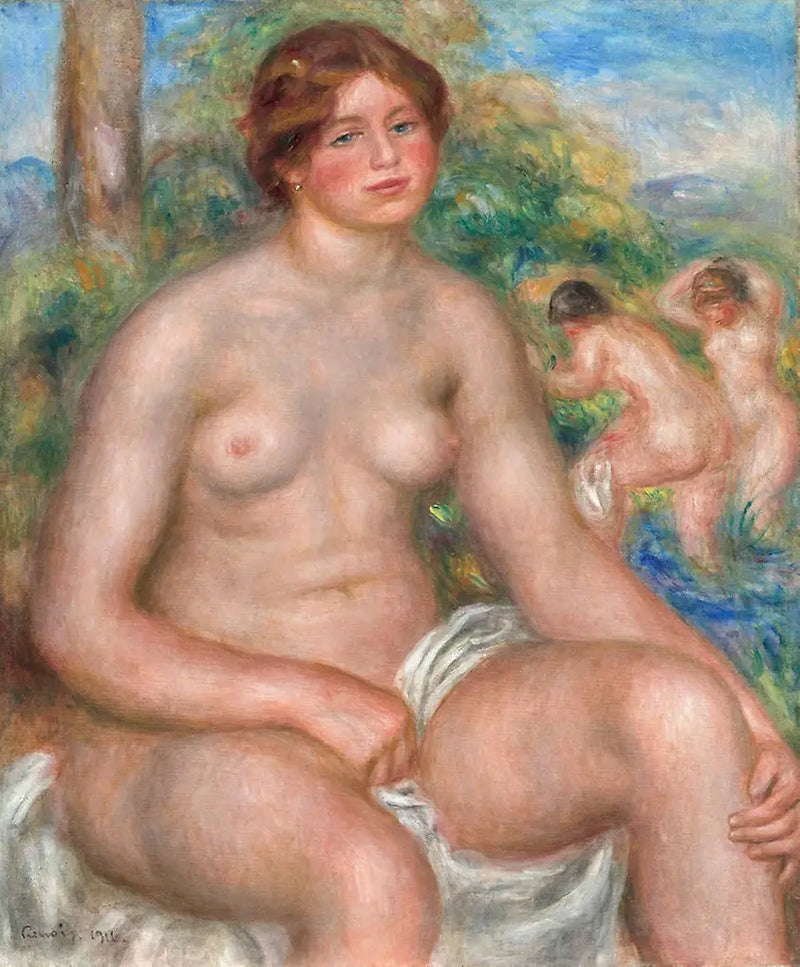 Seated Bather - Pierre-Auguste Renoir