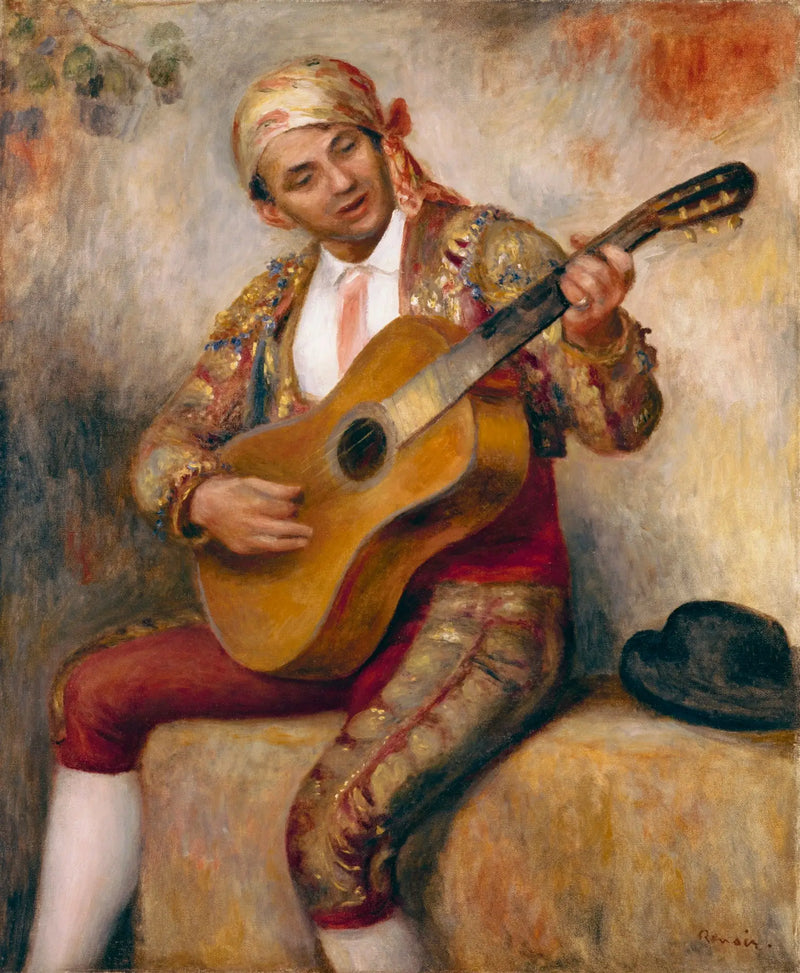 The Spanish Guitarist - Pierre-Auguste Renoir