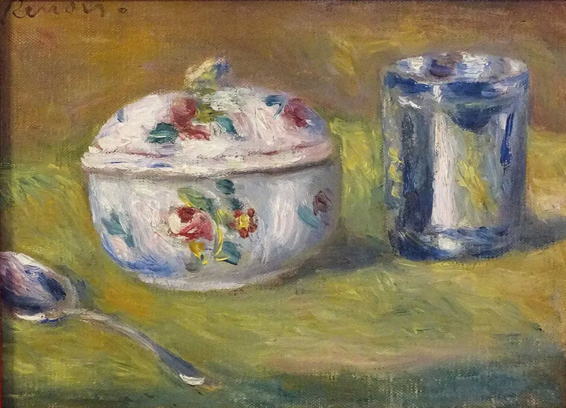 Sugar bowl and cup - Pierre-Auguste Renoir