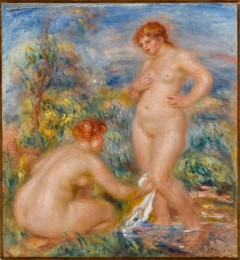 Two Bathers - Pierre-Auguste Renoir