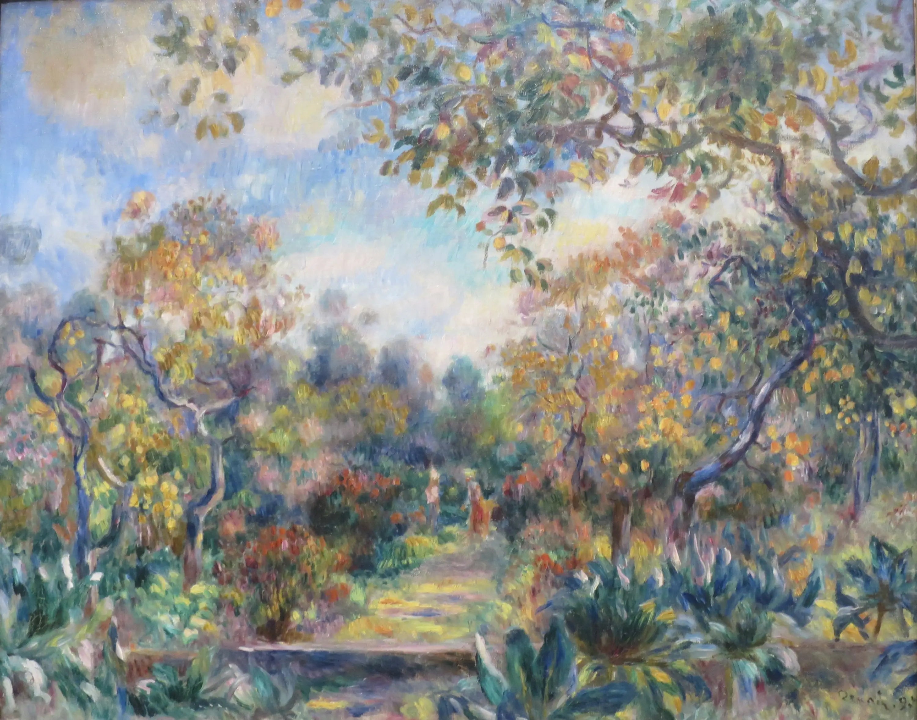 Reproduction du tableau « Paysage à Beaulieu - Pierre-Auguste Renoir » par Alpha Reproduction en peinture à l’huile