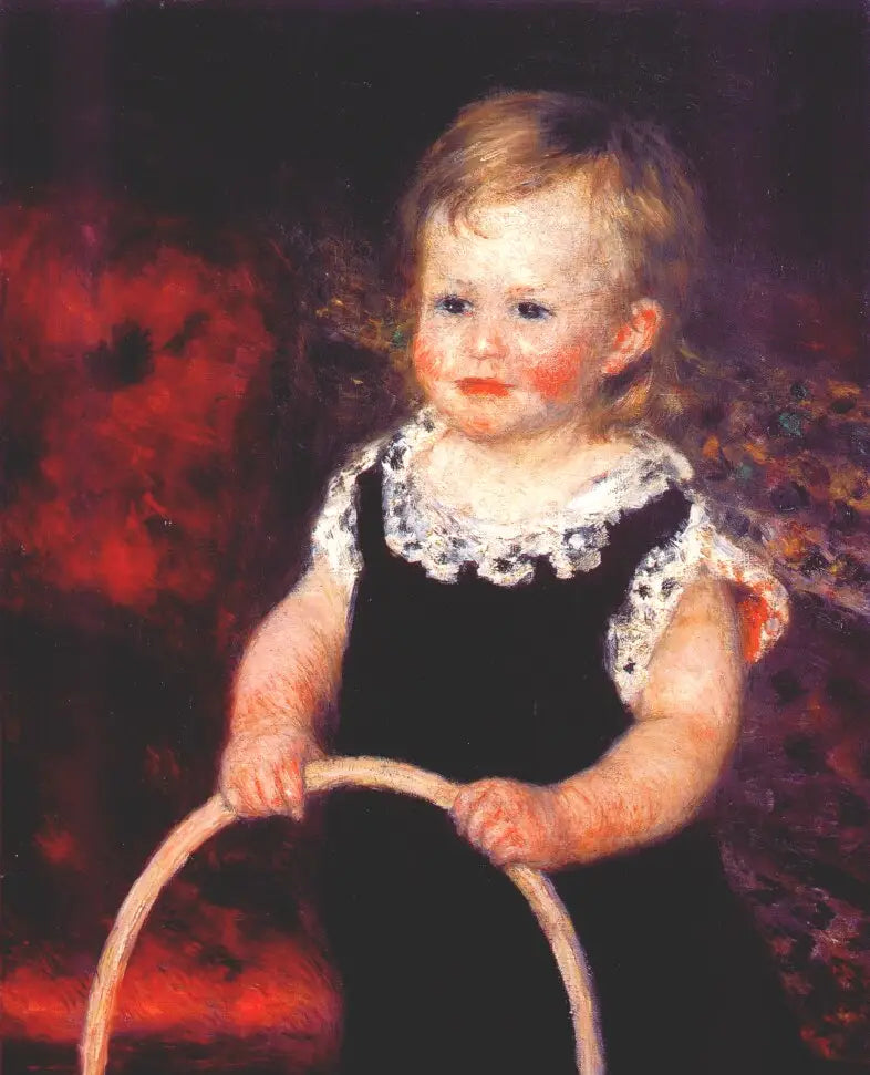 The Child with the Hoop - Pierre-Auguste Renoir