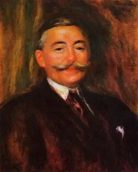 Portrait of Maurice Gangnat - Pierre-Auguste Renoir