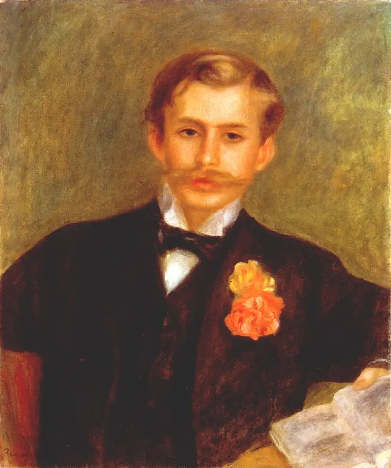 The Young Man with the Carnation - Pierre-Auguste Renoir