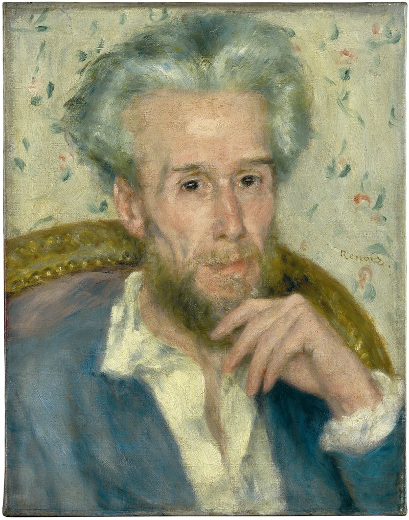 Portrait of Victor Chocquet - Pierre-Auguste Renoir