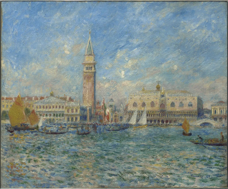 Doge's Palace, Venice - Pierre-Auguste Renoir