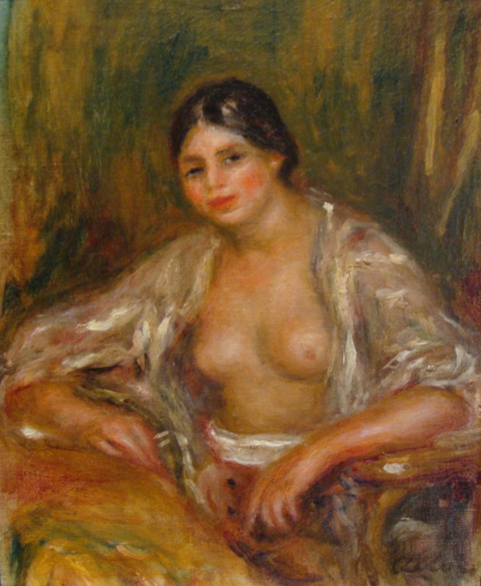 Reproduction du tableau « Gabrielle en costume oriental - Pierre-Auguste Renoir » par Alpha Reproduction en peinture à l’huile
