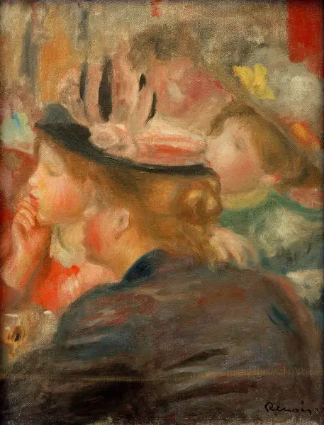At the Theater - Pierre-Auguste Renoir