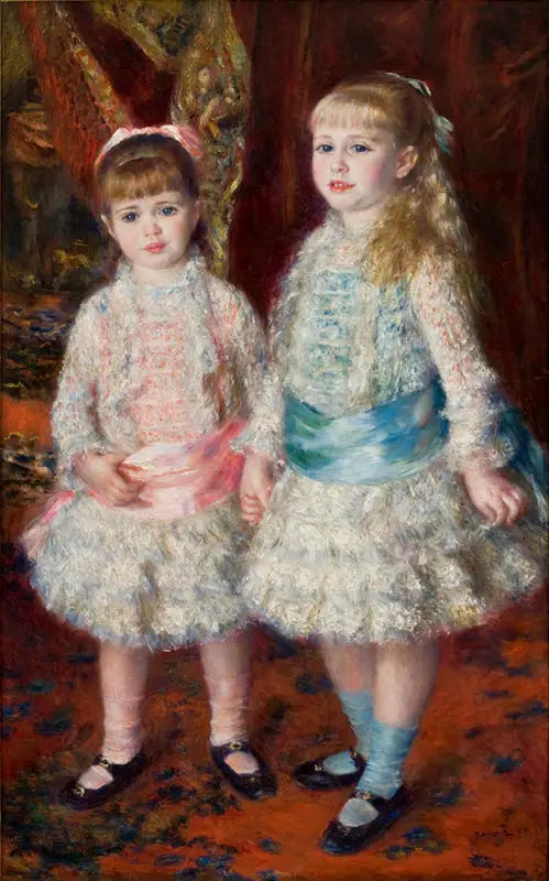 Rose and Blue - Pierre-Auguste Renoir