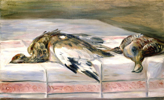Reproduction du tableau « Faisan et perdrix - Pierre-Auguste Renoir » par Alpha Reproduction en peinture à l’huile