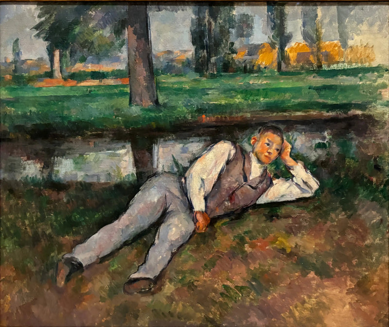 Boy Lying Down - Paul Cézanne