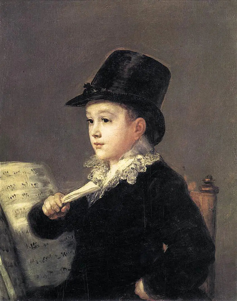 Portrait of Mariano Goya, grandson of the artist - Francisco de Goya