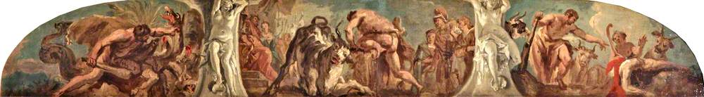 Les travaux d’Hercule - Sebastiano Ricci - Alpha Reproduction