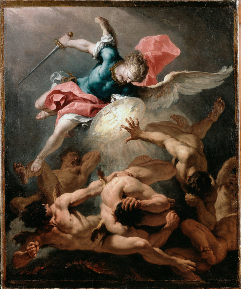 The Fall of the Rebel Angels - Sebastiano Ricci