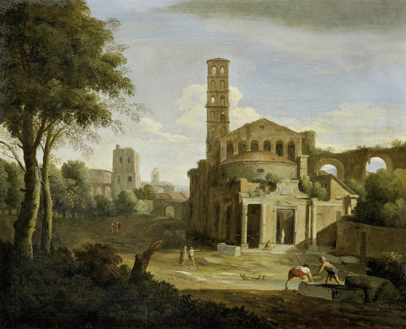 Italian Ruins Landscape - Sebastiano Ricci