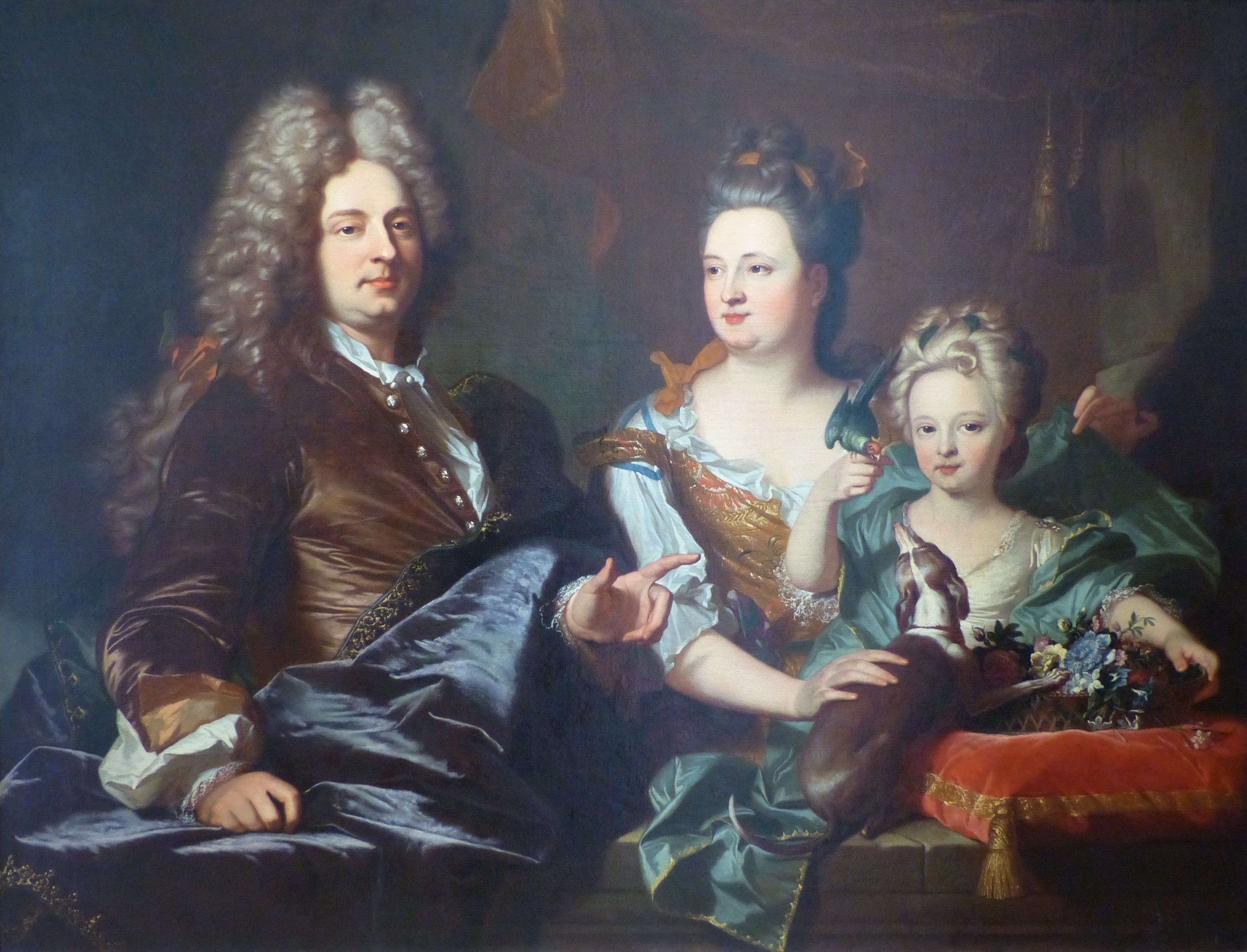 Portrait de la famille Le Juge - Hyacinthe Rigaud