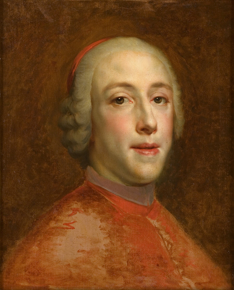 Portrait of Henri Édouard Stuart, Cardinal Duke of York - Anton Raphael Mengs