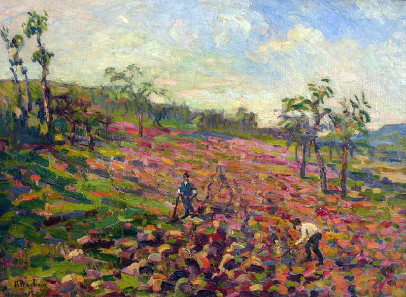 Farmers in the field - Robert Antoine Pinchon
