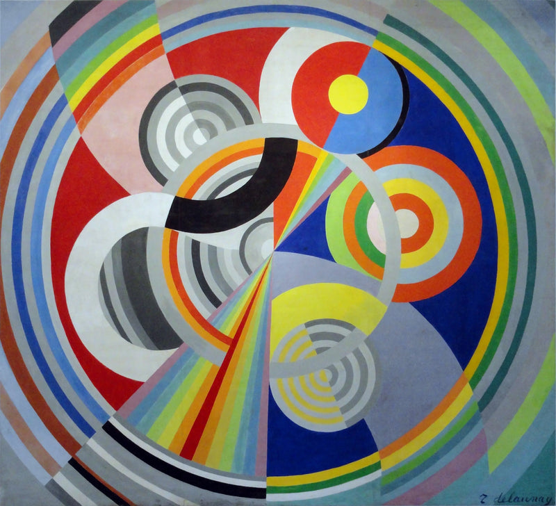 Rhythm No. 1, decoration for the Tuileries Garden - Robert Delaunay