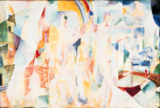 Reproduction du tableau « La Ville de Paris - Robert Delaunay » par Alpha Reproduction en peinture à l’huile