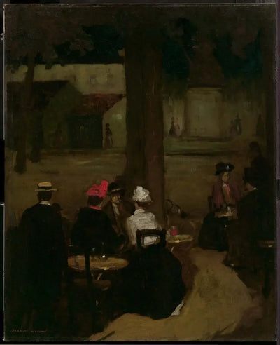 Café-terrasse - Robert Henri - Alpha Reproduction