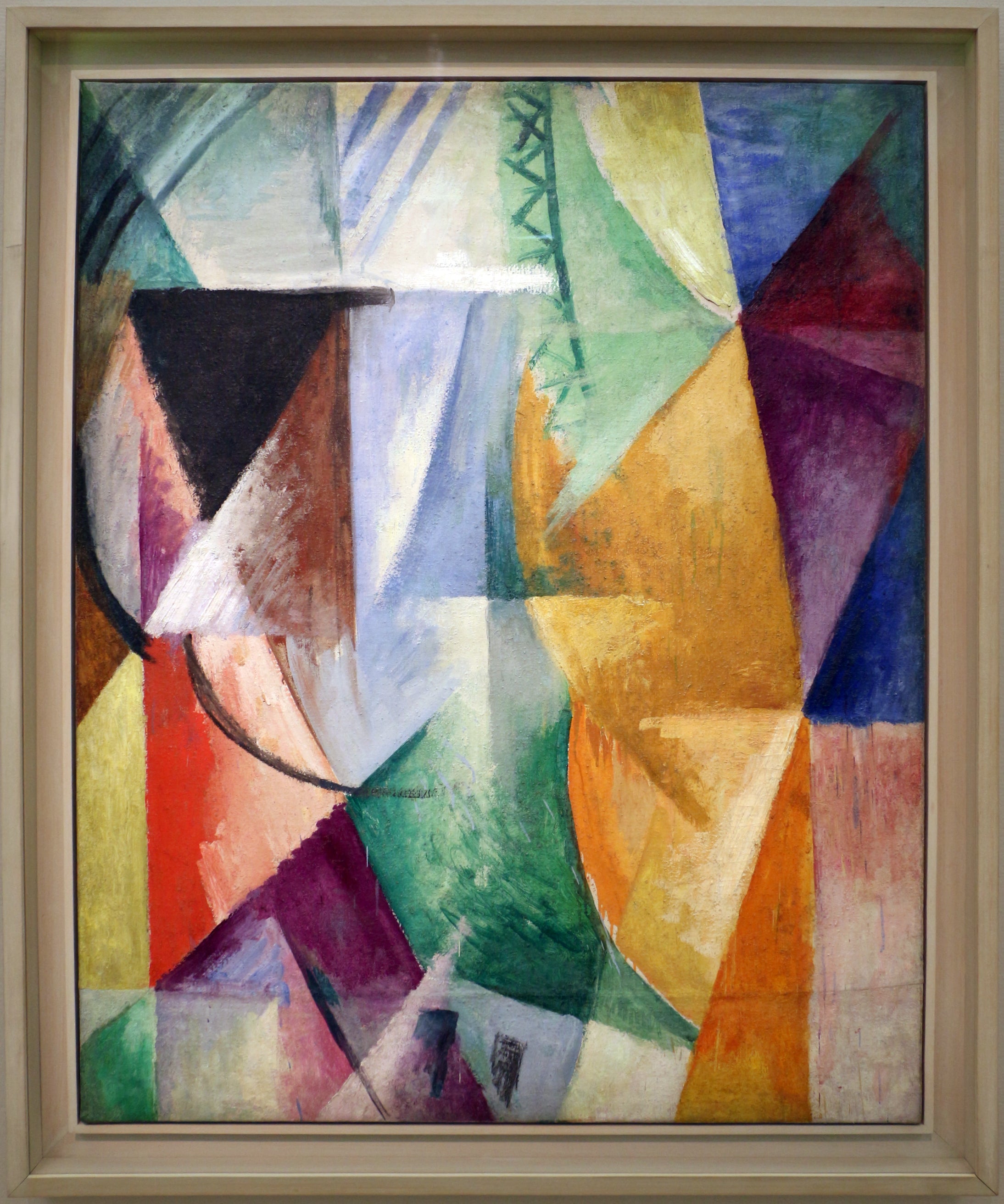 Reproduction du tableau « Une fenêtre - Robert Delaunay » par Alpha Reproduction en peinture à l’huile
