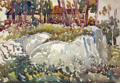 Rochers Maine - Maurice Prendergast - Alpha Reproduction