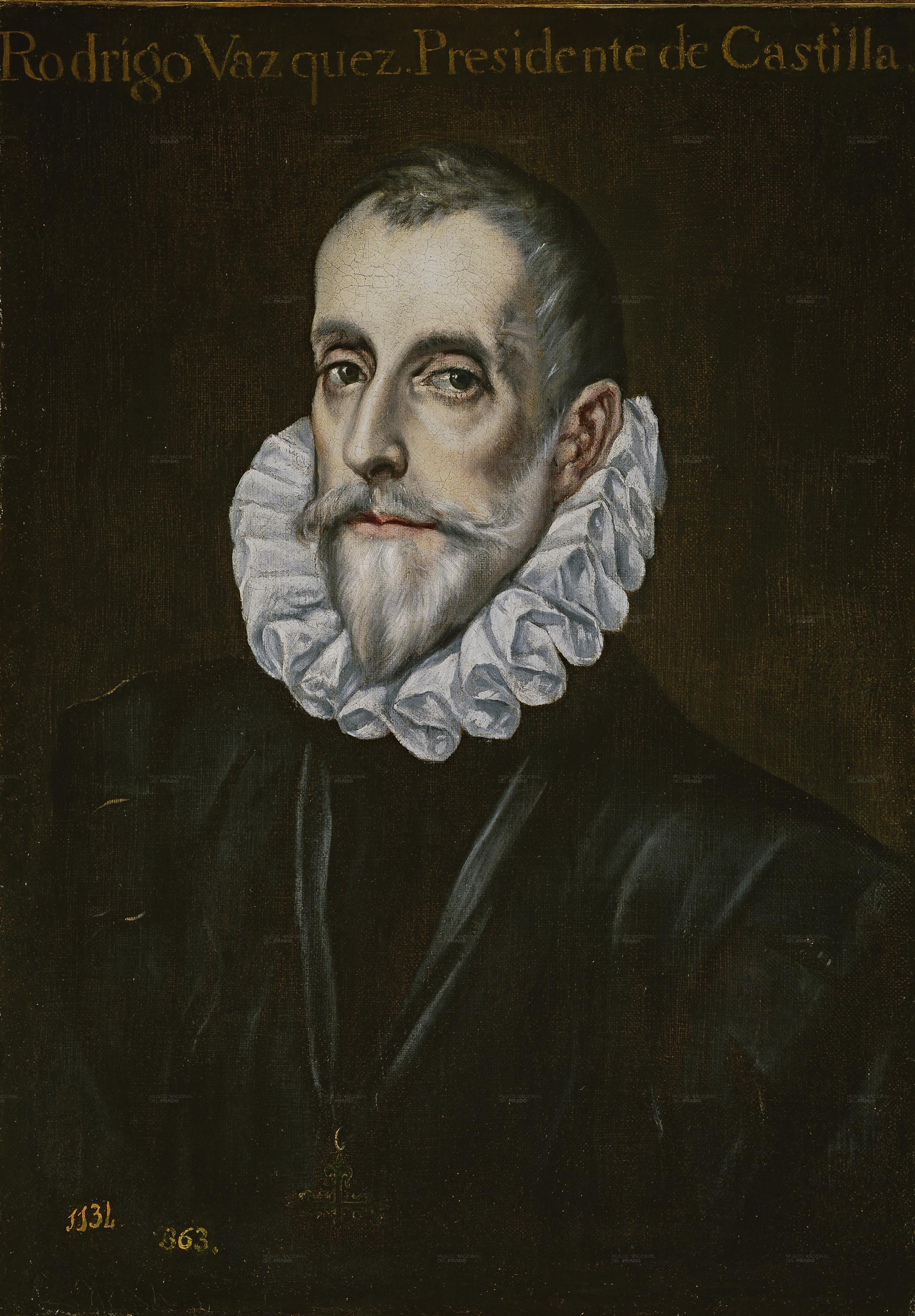 Portrait de Rodrigo Vázquez de Arce - El Greco