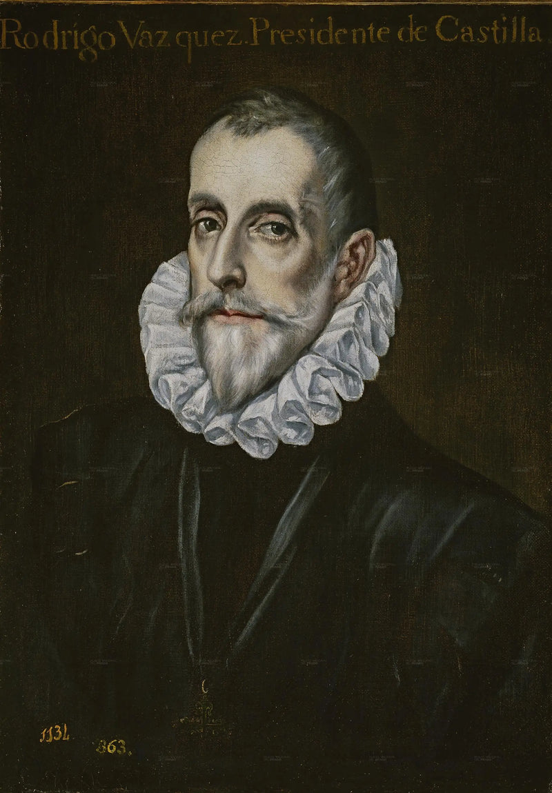Portrait of Rodrigo Vázquez de Arce - El Greco