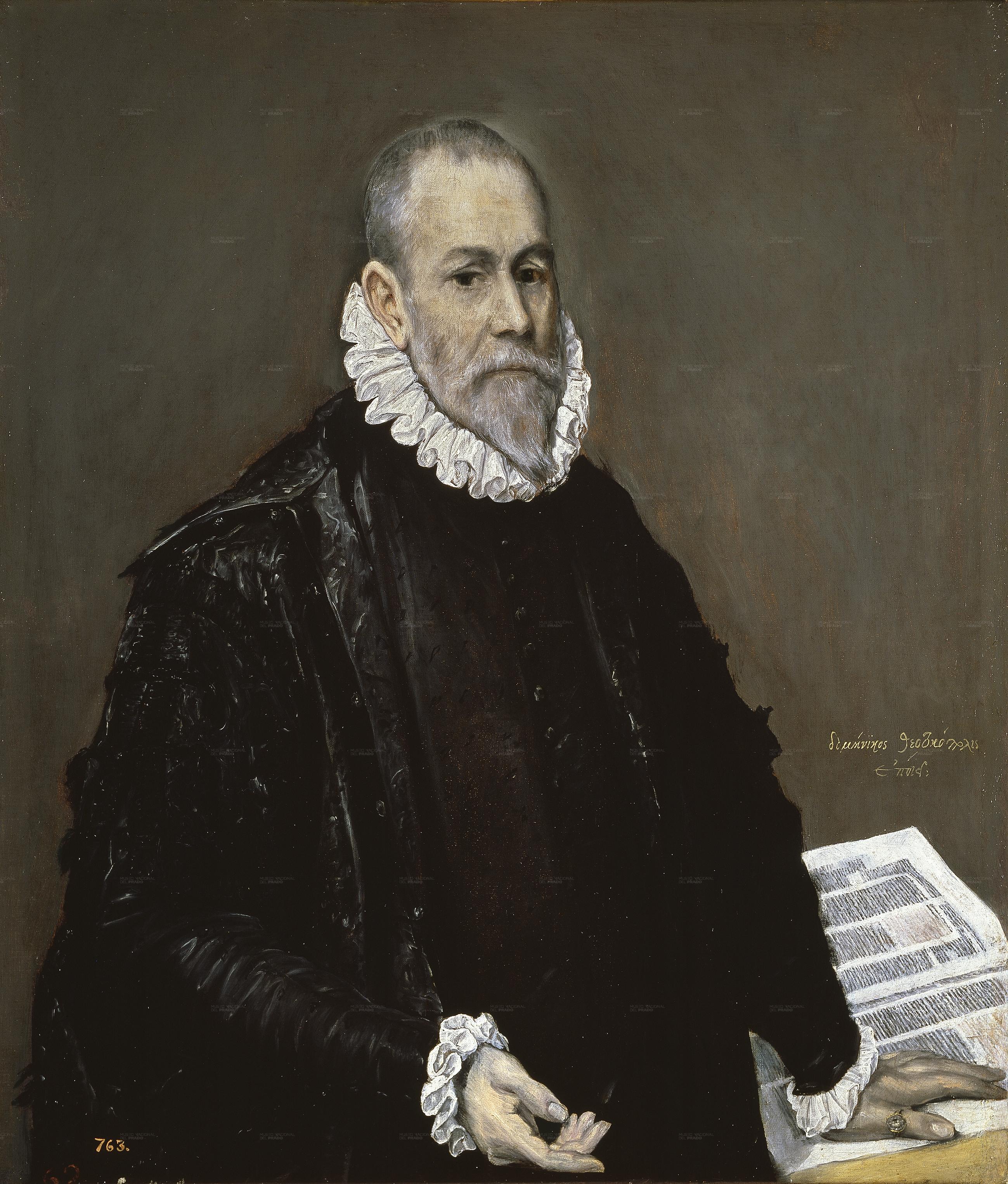 Portrait de Rodrigo de la Fuente - El Greco