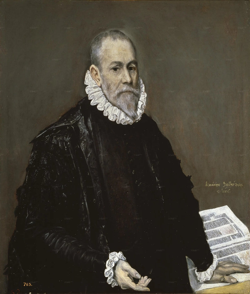 Portrait of Rodrigo de la Fuente - El Greco