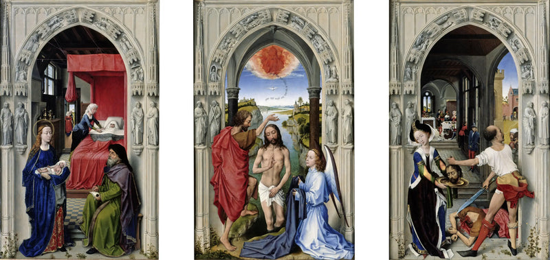 Saint John the Baptist Table - Rogier van der Weyden