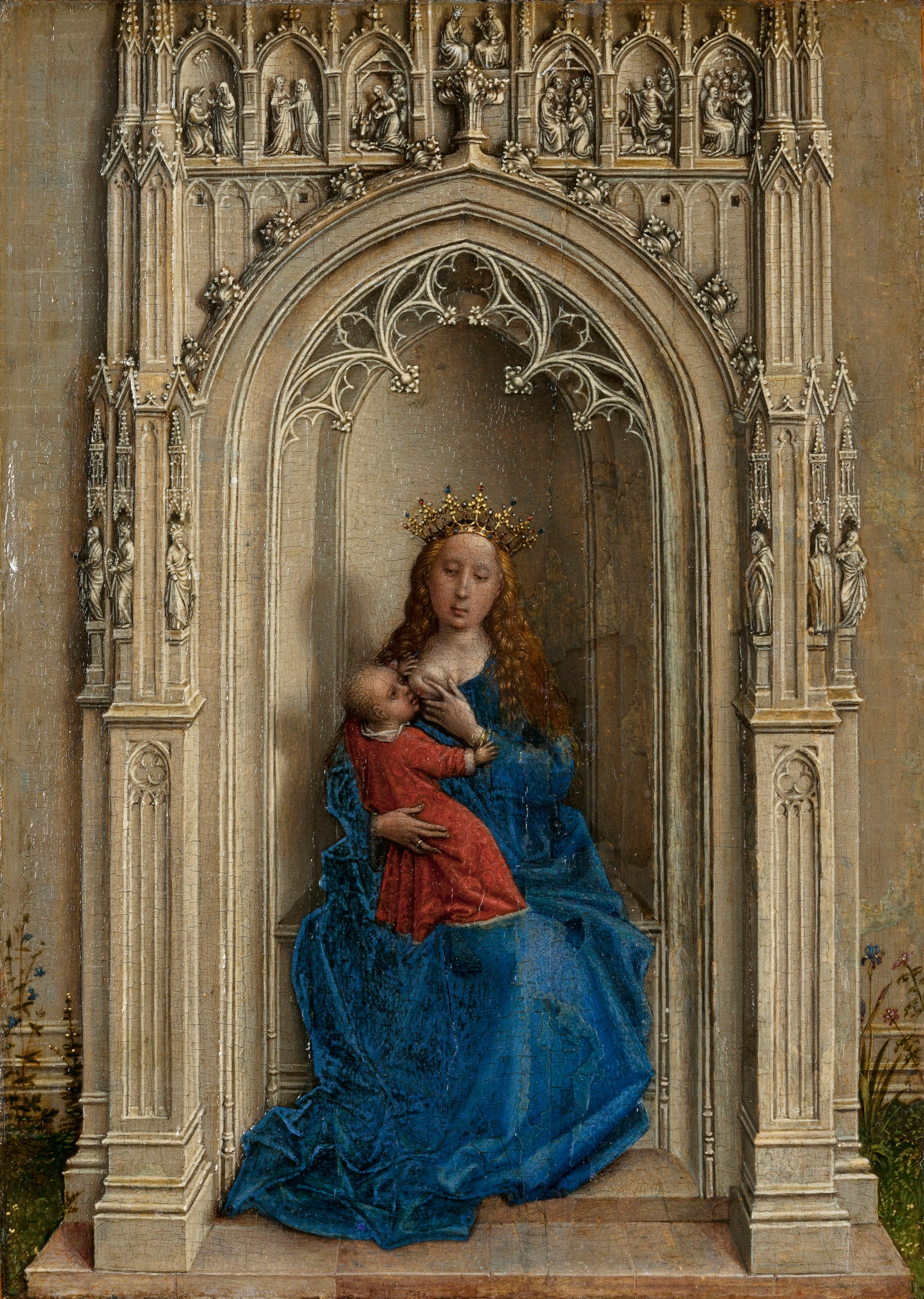 La Sainte Vierge avec l'Enfant Jésus. - Rogier van der Weyden
