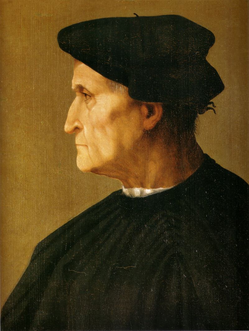 Portrait of a man in black - Rosso Fiorentino