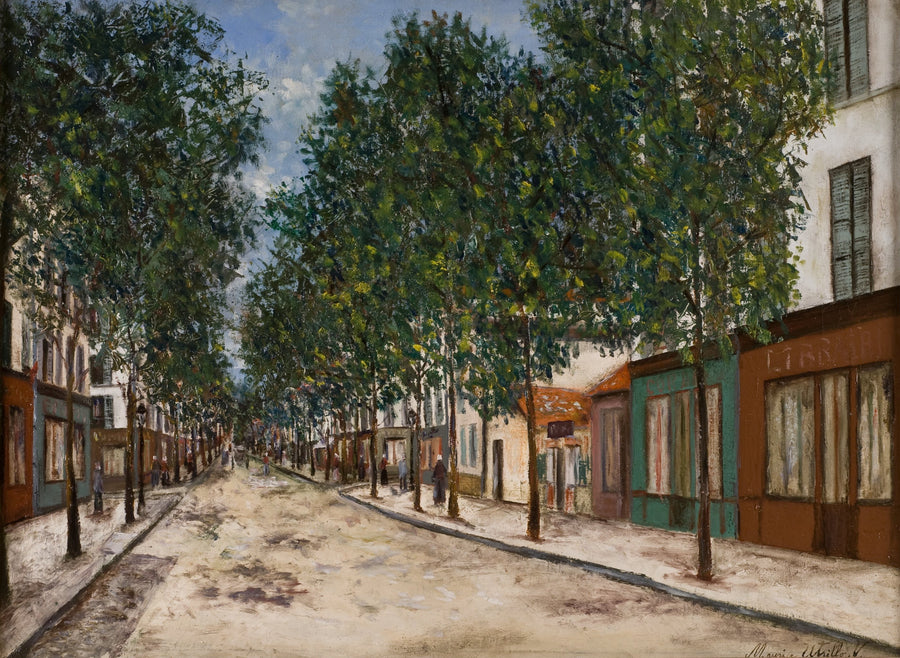 Route vers Puteaux (1913) - Maurice Utrillo