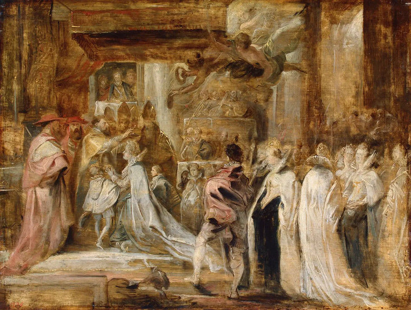 Coronation of Marie de Médicis - Peter Paul Rubens