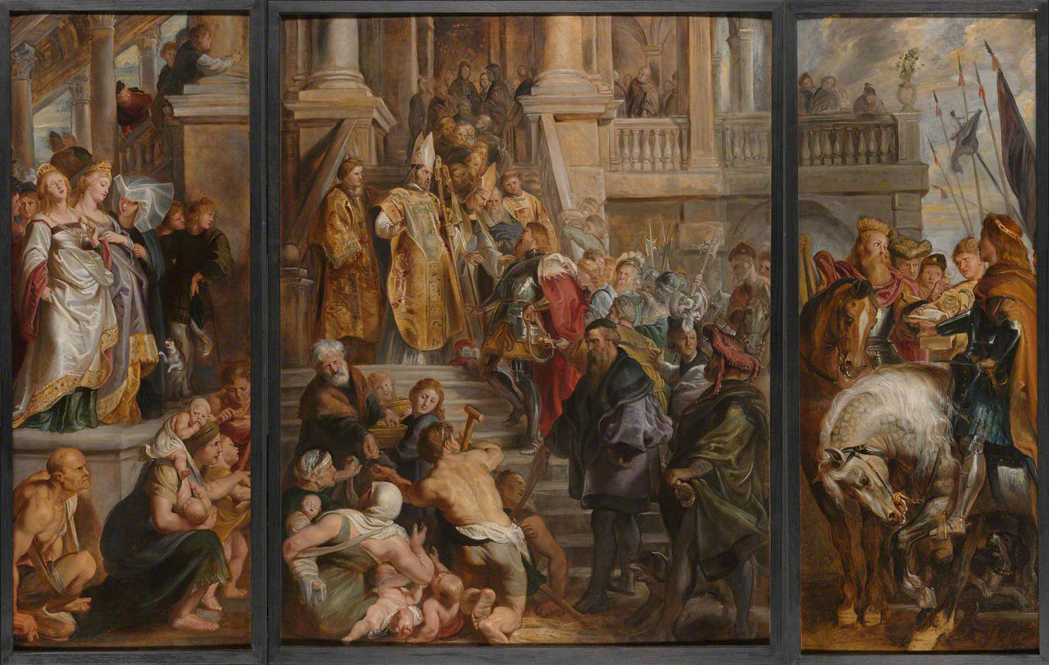 Oil sketch for the altarpiece of Saint Bavo, Ghent - Peter Paul Rubens