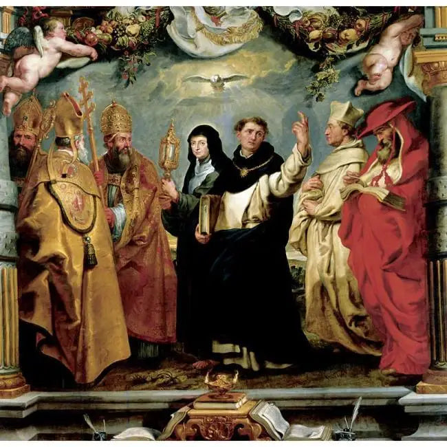 The Defenders of the Eucharist - Peter Paul Rubens