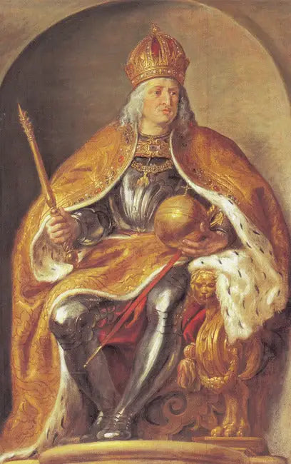 Portrait de Maximilien Ier empereur du Saint-Empire romain germanique (1459-1519) (Pompa Introitus Ferdinandi)