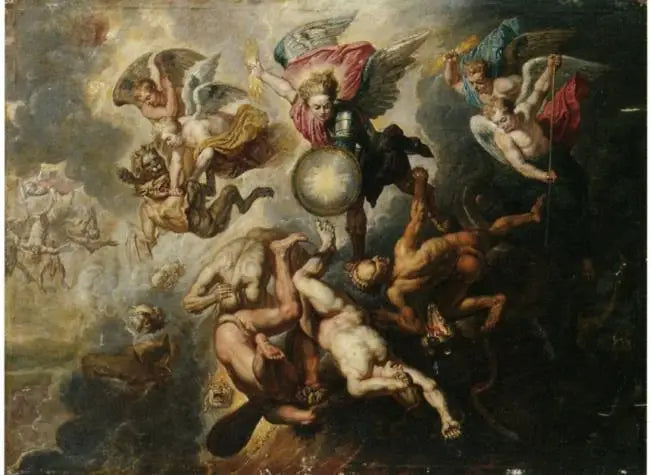 The Archangel Michael Chasing the Rebel Angels (Revelation 12:7-9, 17th century) - Peter Paul Rubens