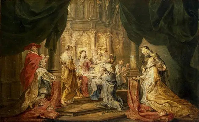 Vision of Saint Ildefonse - Peter Paul Rubens