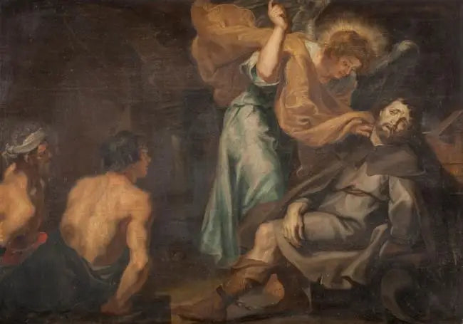 The Death of Saint Roch (altarpiece of Saint Roch) - Peter Paul Rubens