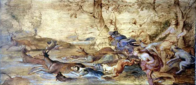 Diana's Hunt - Peter Paul Rubens