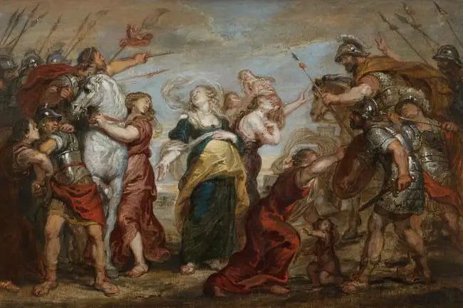 Reconciliation between Sabines and Romans - Peter Paul Rubens