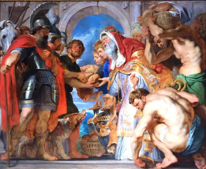 Abraham and Melchizedek - Peter Paul Rubens