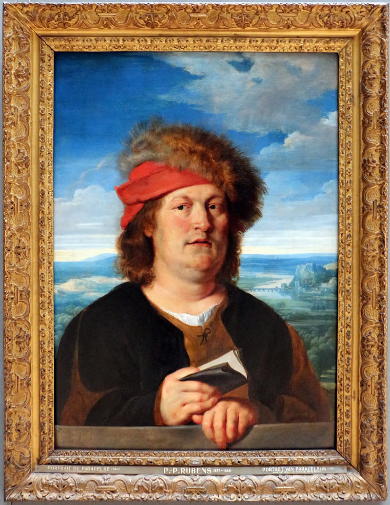 Portrait of Paracelsus - Peter Paul Rubens