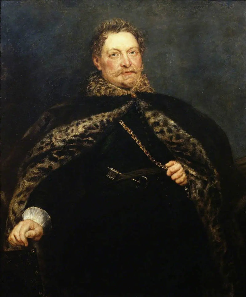 Portrait of Jan van Montfort in Polish attire. - Peter Paul Rubens