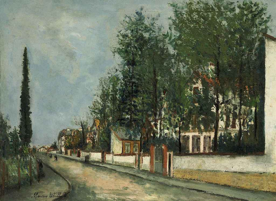 Rue d'Eaubonne à Sannois (1912) - Maurice Utrillo