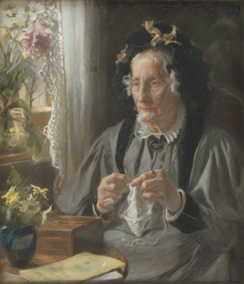 Portrait of Mrs. S. A. Casse, née Engelbreth - Peder Severin Krøyer