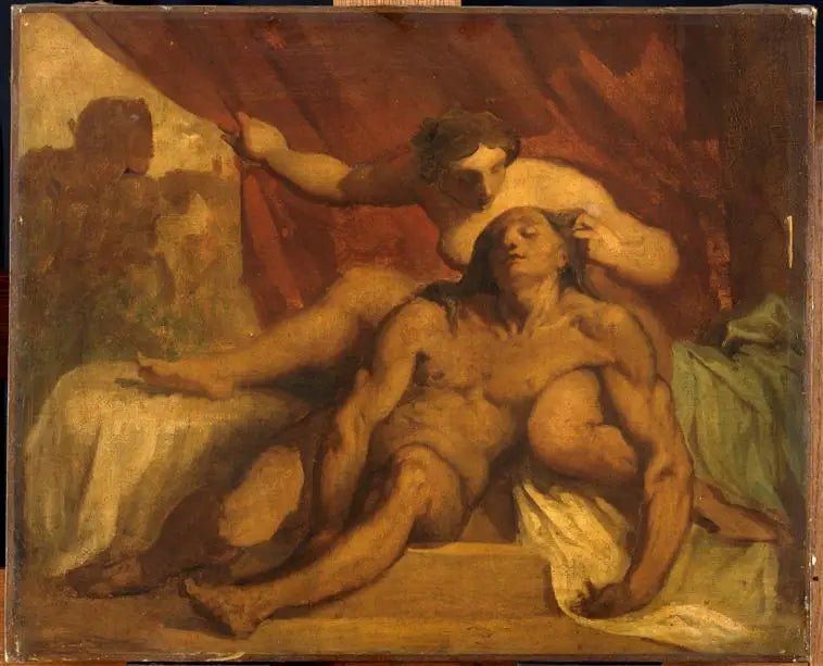 Samson and Delilah - Honoré Daumier